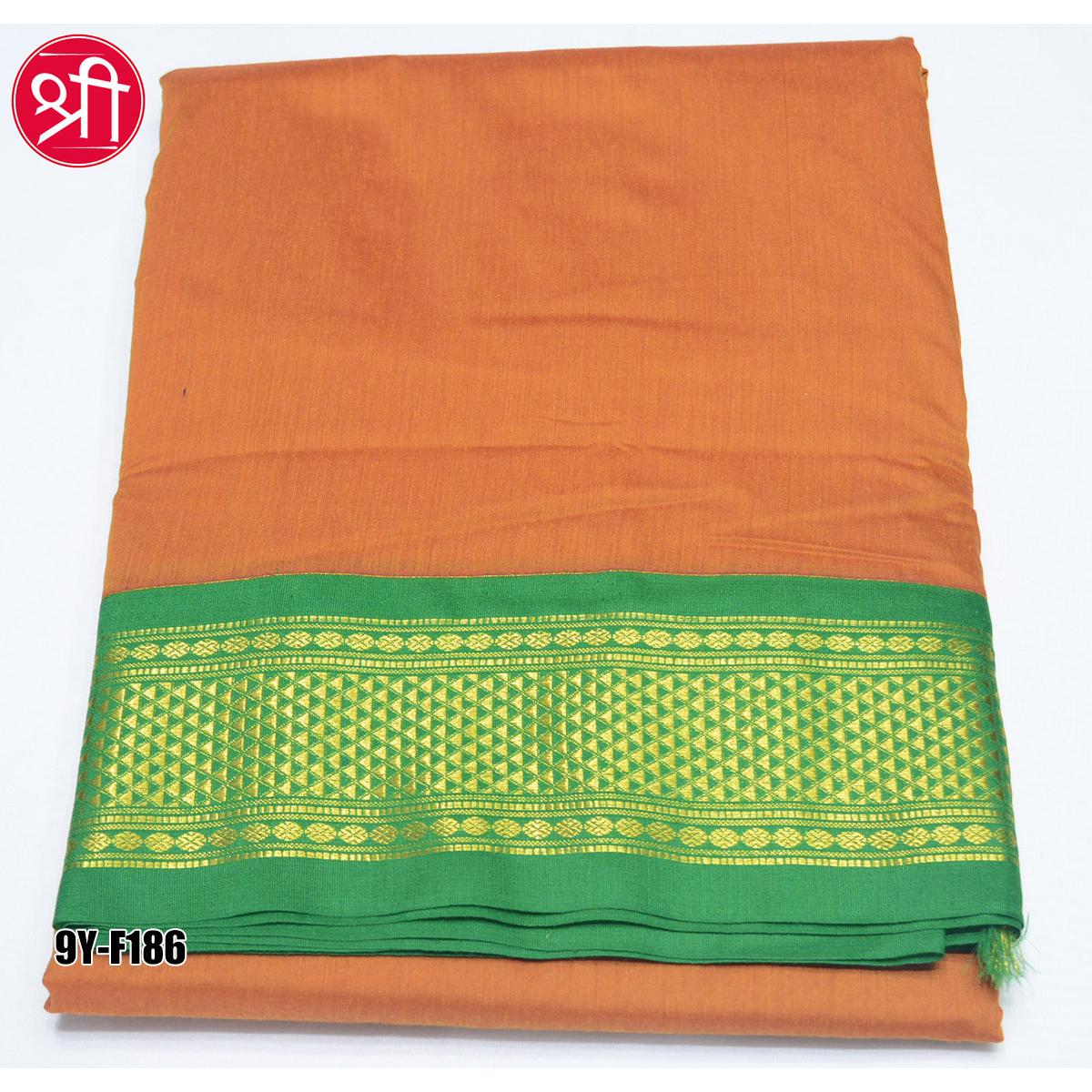 9 YARDS SEMISILK MADISAR SAREE-KA01B – EaglesTrend